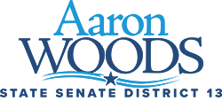 Aaron Woods for Oregon State Senate Logo